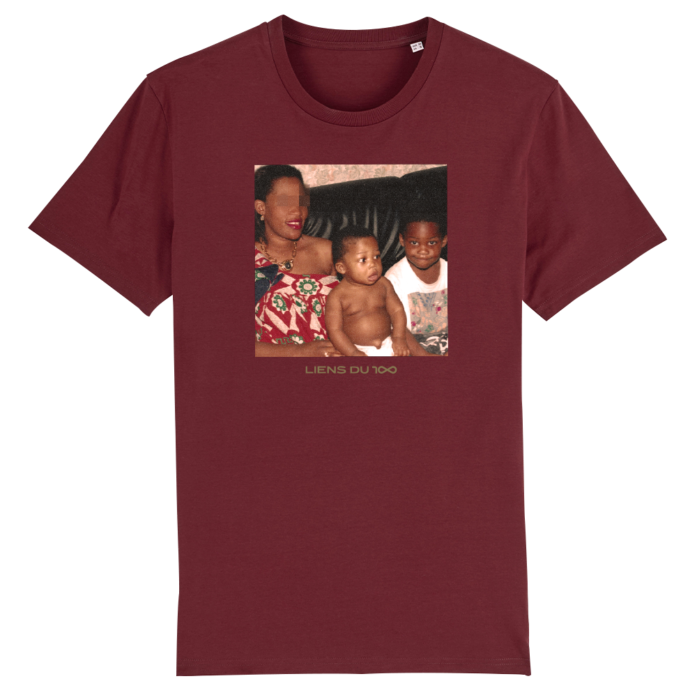 Tee-shirt bordeaux